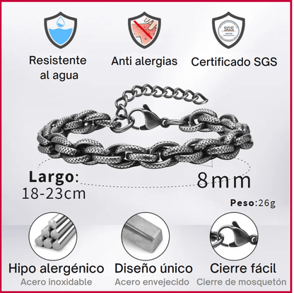 COLLAR "MEDUSA" + PULSERA GRATIS